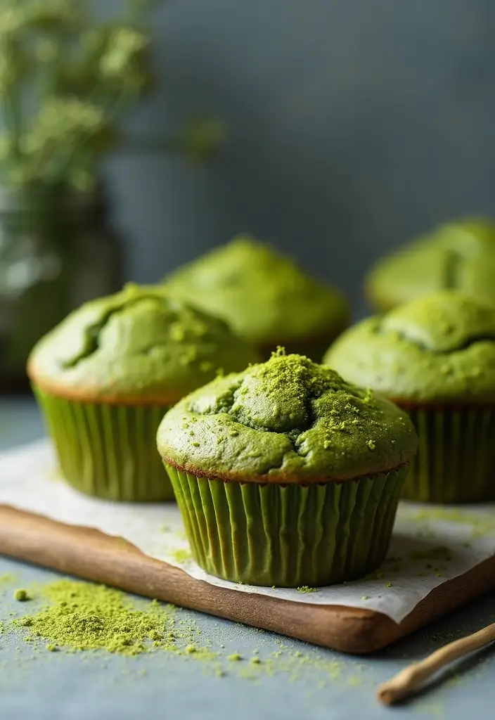 25 Almond Flour Muffin Recipes That Are Gluten-Free and Delicious 72 25 Almond Flour Muffin Recipes That Are Gluten-Free and Delicious - 12. Almond Flour Matcha Muffins