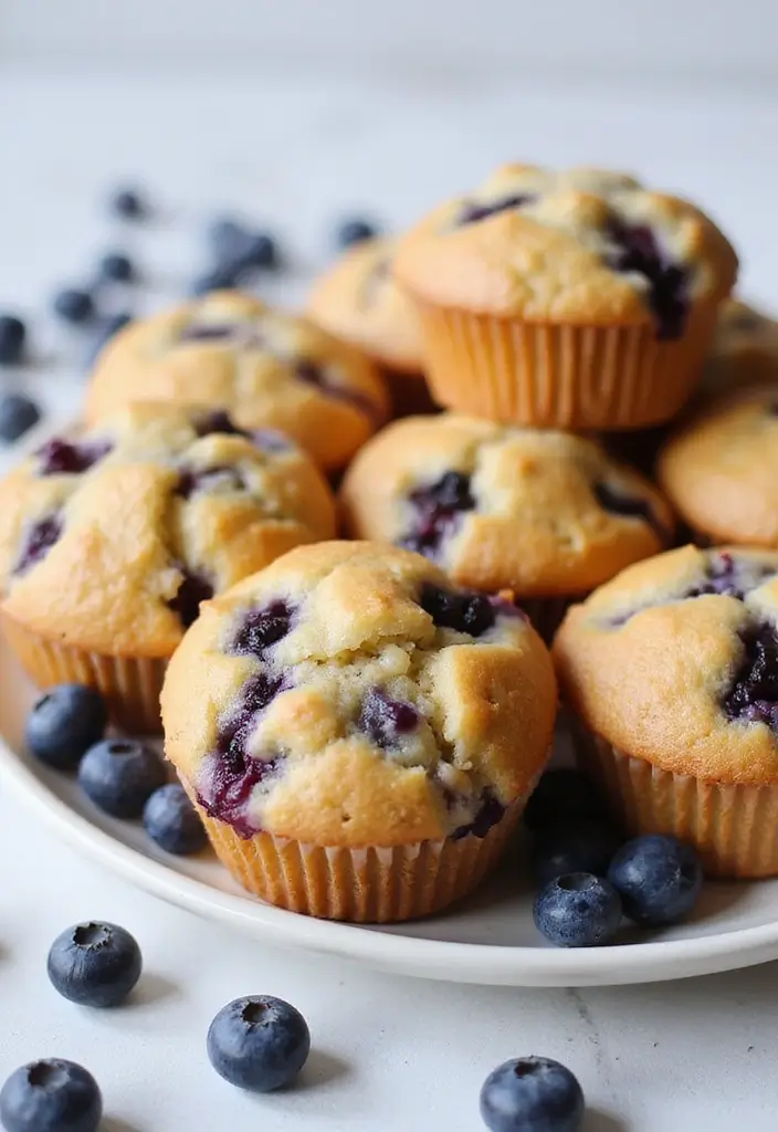 25 Applesauce Muffin Recipes That Are Moist and Flavorful 67 25 Applesauce Muffin Recipes That Are Moist and Flavorful - 11. Blueberry Applesauce Muffins
