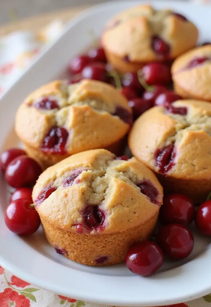 25 Applesauce Muffin Recipes That Are Moist and Flavorful 95 25 Applesauce Muffin Recipes That Are Moist and Flavorful - 15. Cherry Applesauce Muffins