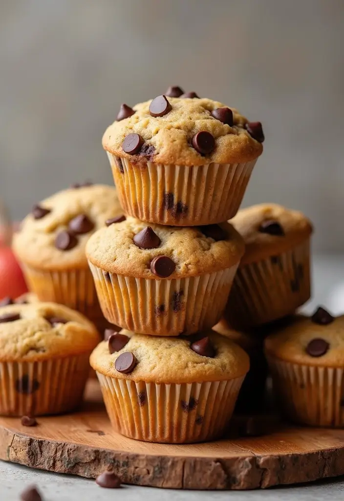 25 Applesauce Muffin Recipes That Are Moist and Flavorful 8 25 Applesauce Muffin Recipes That Are Moist and Flavorful - 2. Chocolate Chip Applesauce Muffins