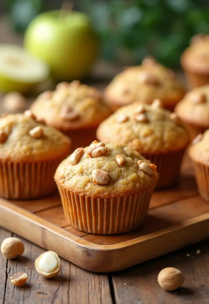 25 Applesauce Muffin Recipes That Are Moist and Flavorful 137 25 Applesauce Muffin Recipes That Are Moist and Flavorful - 23. Macadamia Nut Applesauce Muffins