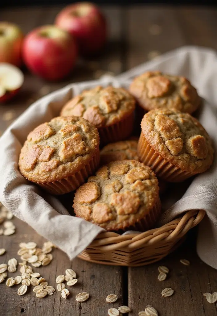 25 Applesauce Muffin Recipes That Are Moist and Flavorful 53 25 Applesauce Muffin Recipes That Are Moist and Flavorful - 9. Oatmeal Applesauce Muffins