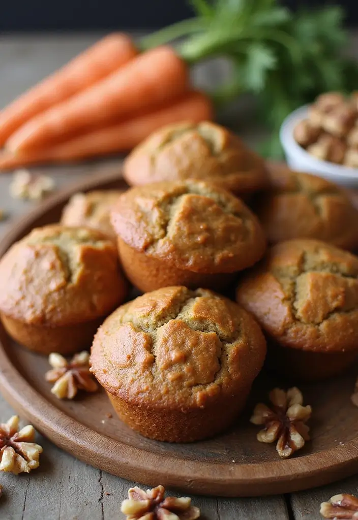 25 Biscuit Muffin Tin Recipes for Breakfast and Beyond 68 25 Biscuit Muffin Tin Recipes for Breakfast and Beyond - 12. Carrot and Walnut Muffins