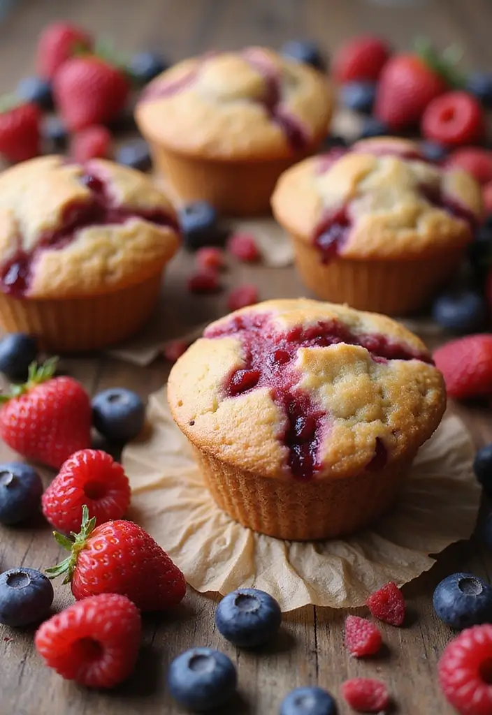 25 Biscuit Muffin Tin Recipes for Breakfast and Beyond 99 25 Biscuit Muffin Tin Recipes for Breakfast and Beyond - 17. Berry Bliss Muffins