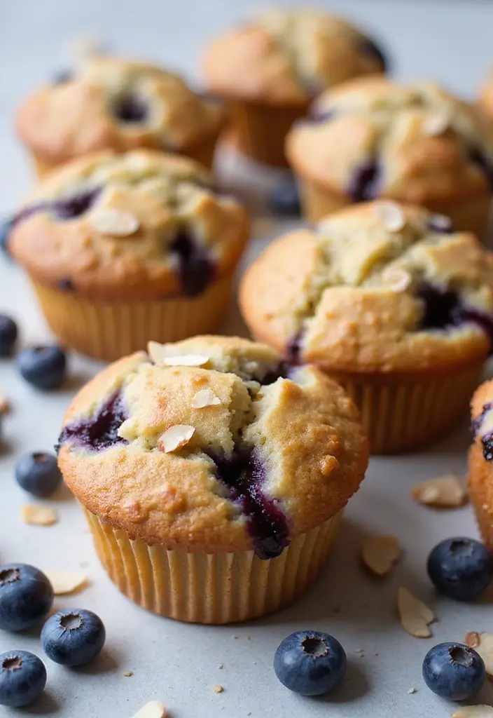 25 Biscuit Muffin Tin Recipes for Breakfast and Beyond 111 25 Biscuit Muffin Tin Recipes for Breakfast and Beyond - 19. Blueberry Almond Muffins
