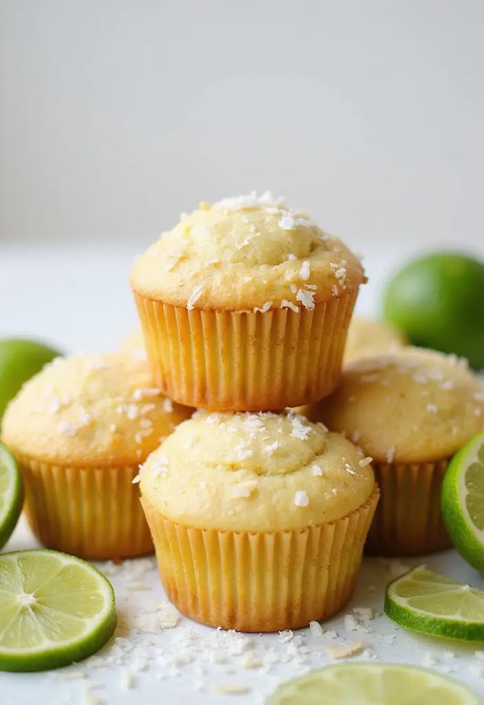 25 Biscuit Muffin Tin Recipes for Breakfast and Beyond 132 25 Biscuit Muffin Tin Recipes for Breakfast and Beyond - 22. Coconut Lime Muffins