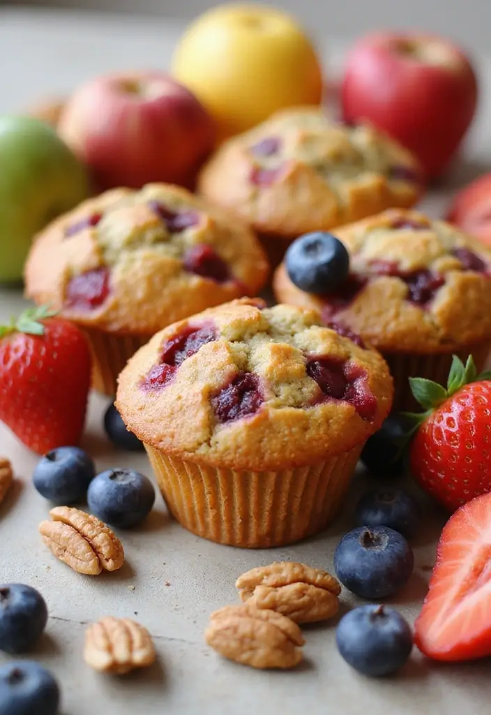 25 Biscuit Muffin Tin Recipes for Breakfast and Beyond 151 25 Biscuit Muffin Tin Recipes for Breakfast and Beyond - 25. Fruit and Nut Breakfast Muffins