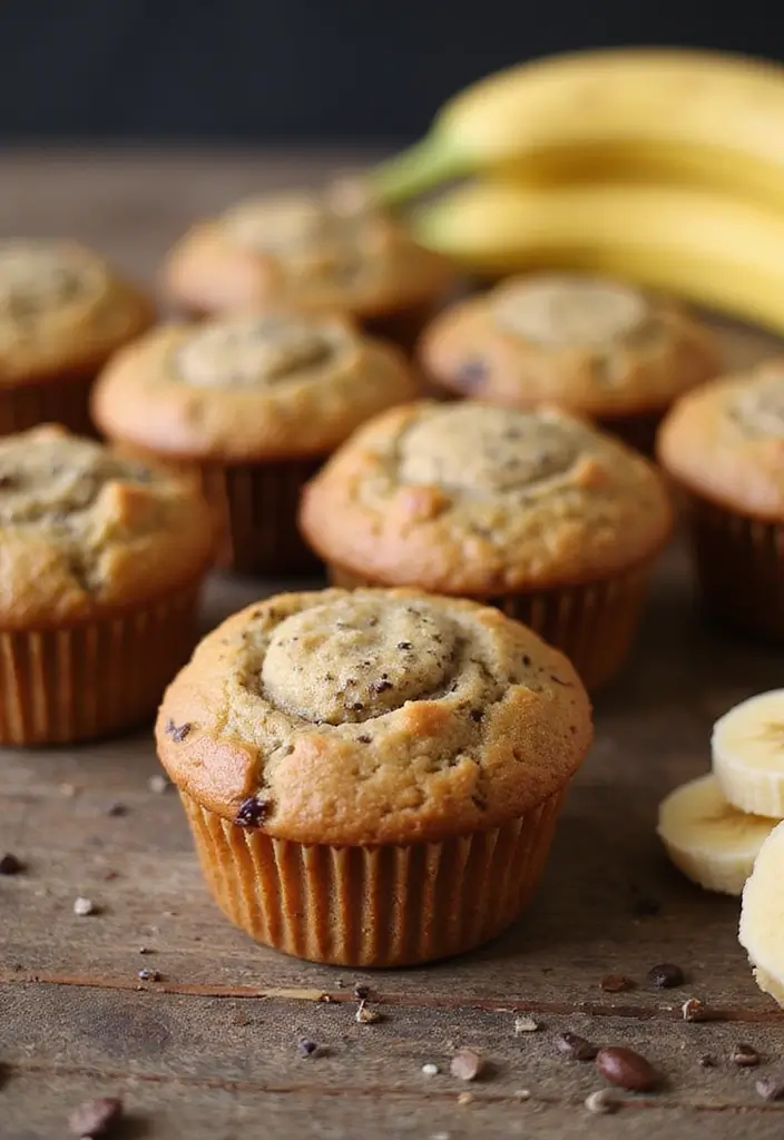 25 Chia Seed Muffin Recipes for a Nutritious Boost 8 25 Chia Seed Muffin Recipes for a Nutritious Boost - 2. Banana Chia Seed Muffins
