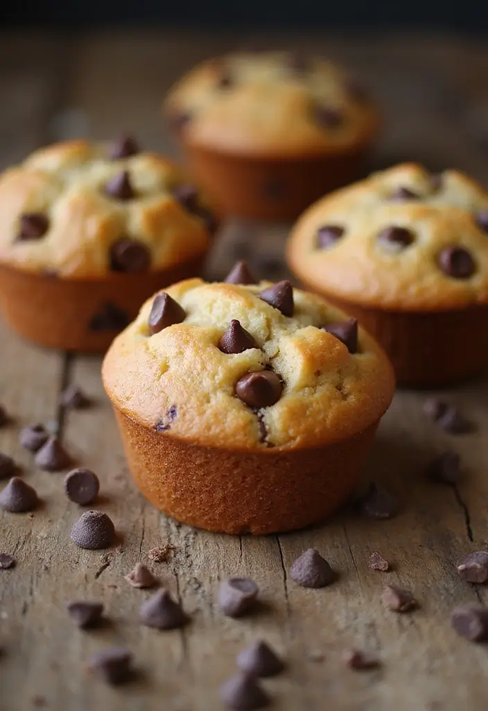 25 Chia Seed Muffin Recipes for a Nutritious Boost 20 25 Chia Seed Muffin Recipes for a Nutritious Boost - 4. Chocolate Chip Chia Muffins
