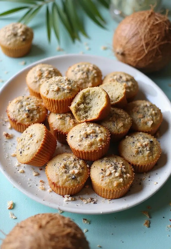 25 Chia Seed Muffin Recipes for a Nutritious Boost 39 25 Chia Seed Muffin Recipes for a Nutritious Boost - 7. Coconut Chia Seed Muffins