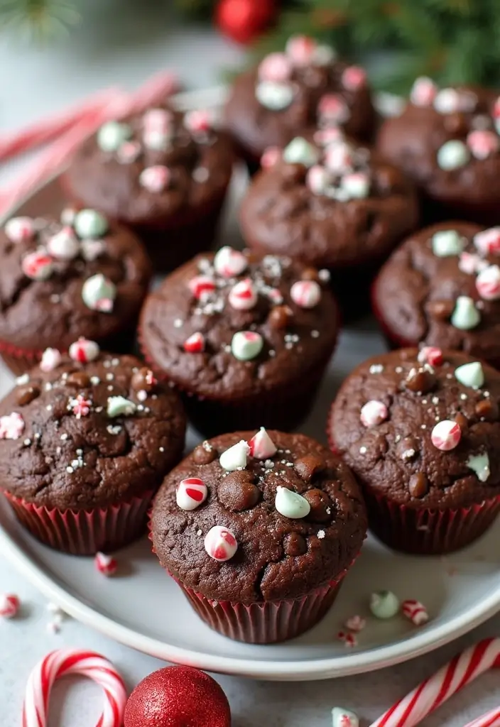 25 Christmas Mini Muffin Tin Recipes That Spread Holiday Cheer 1 25 Christmas Mini Muffin Tin Recipes That Spread Holiday Cheer - 1. Peppermint Chocolate Chip Muffins