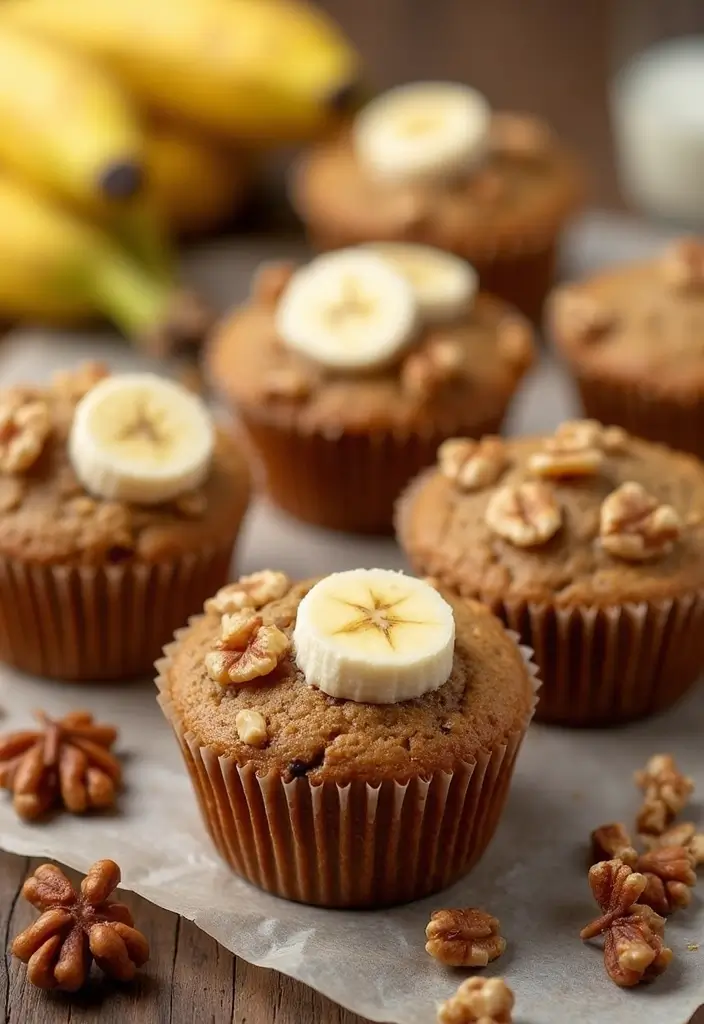25 Christmas Mini Muffin Tin Recipes That Spread Holiday Cheer 56 25 Christmas Mini Muffin Tin Recipes That Spread Holiday Cheer - 10. Banana Nut Muffins