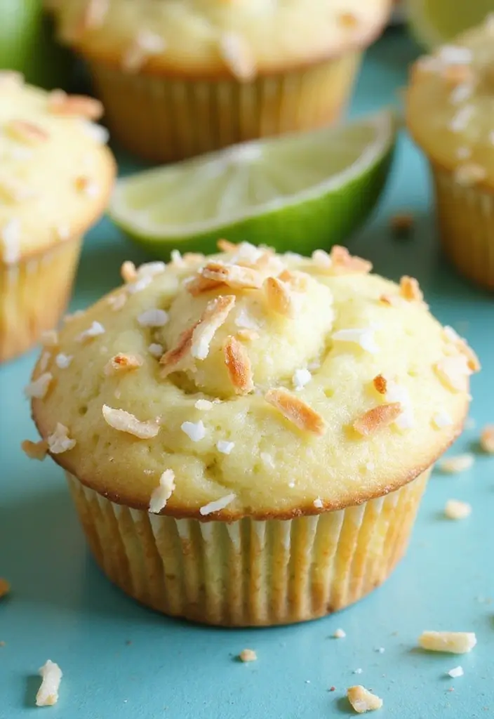 25 Christmas Mini Muffin Tin Recipes That Spread Holiday Cheer 119 25 Christmas Mini Muffin Tin Recipes That Spread Holiday Cheer - 21. Coconut Lime Muffins