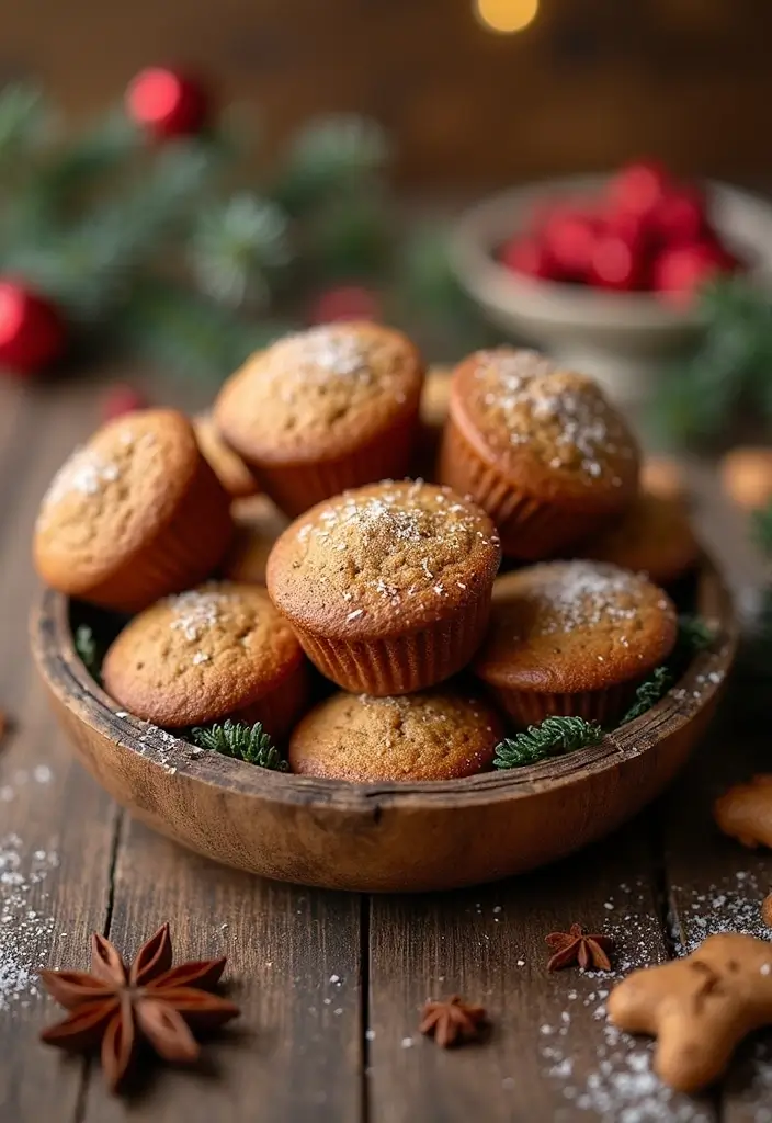 25 Christmas Mini Muffin Tin Recipes That Spread Holiday Cheer 15 25 Christmas Mini Muffin Tin Recipes That Spread Holiday Cheer - 3. Gingerbread Muffins
