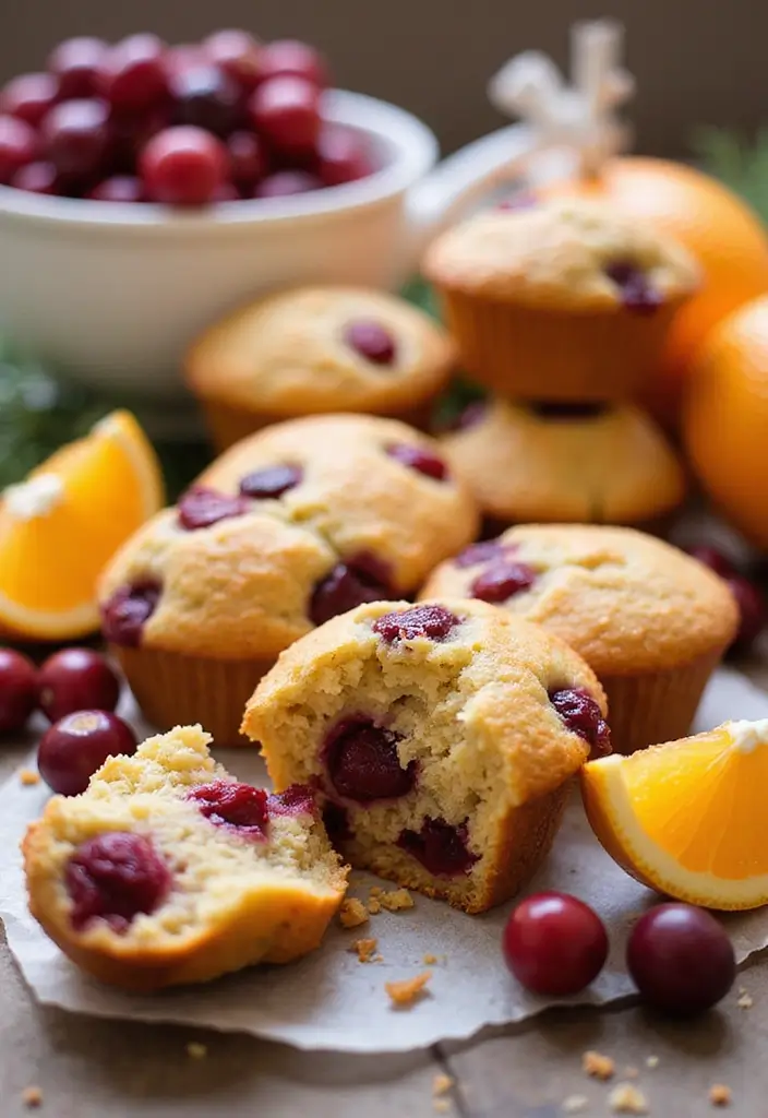25 Christmas Mini Muffin Tin Recipes That Spread Holiday Cheer 22 25 Christmas Mini Muffin Tin Recipes That Spread Holiday Cheer - 4. Cranberry Orange Muffins