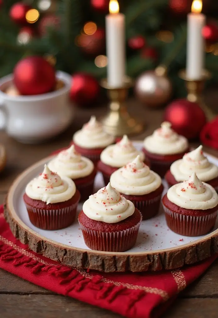 25 Christmas Mini Muffin Tin Recipes That Spread Holiday Cheer 37 25 Christmas Mini Muffin Tin Recipes That Spread Holiday Cheer - 7. Red Velvet Cheesecake Muffins