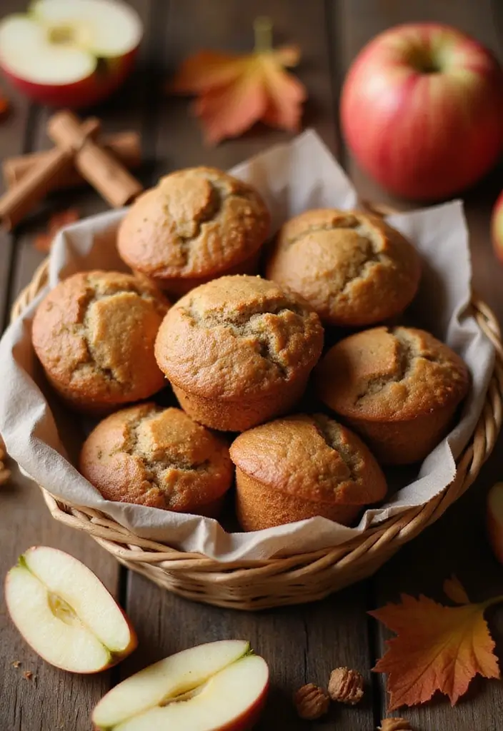 25 Coffee Cake Muffin Recipes That Pair Perfectly with Morning Brew - 10. Spiced Apple Coffee Cake Muffins