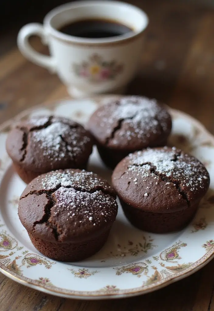 25 Coffee Cake Muffin Recipes That Pair Perfectly with Morning Brew - 17. Chocolate Coffee Cake Muffins with a Twist