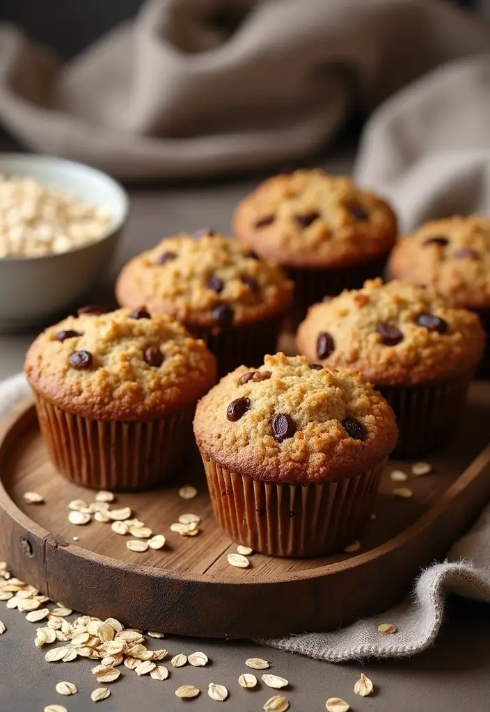 25 Coffee Cake Muffin Recipes That Pair Perfectly with Morning Brew - 19. Oatmeal Raisin Coffee Cake Muffins