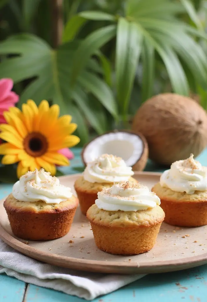 25 Coffee Cake Muffin Recipes That Pair Perfectly with Morning Brew - 22. Coconut Cream Coffee Cake Muffins