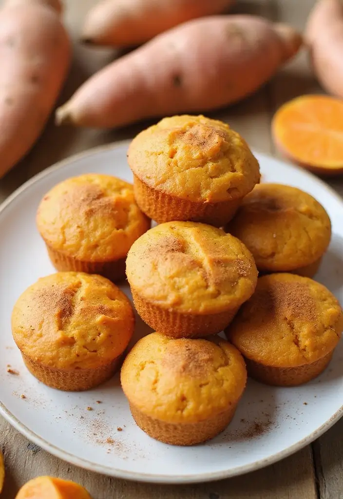 25 Easy 4-Ingredient Muffin Recipes Anyone Can Bake 62 25 Easy 4-Ingredient Muffin Recipes Anyone Can Bake - 10. Sweet Potato Muffins