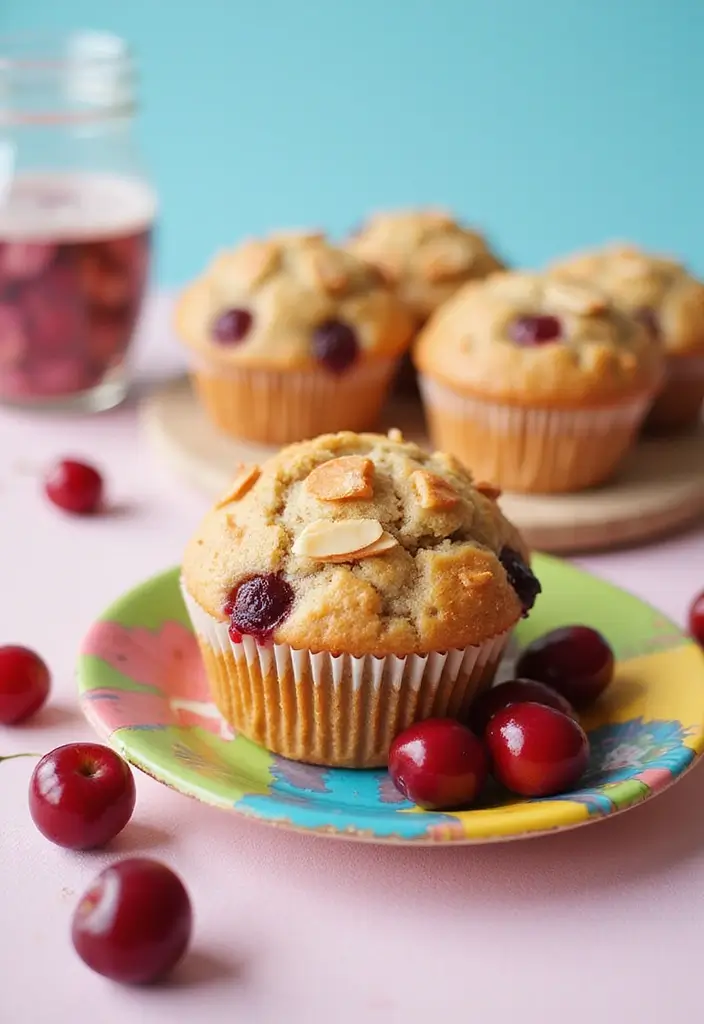 25 Easy 4-Ingredient Muffin Recipes Anyone Can Bake 90 25 Easy 4-Ingredient Muffin Recipes Anyone Can Bake - 14. Cherry Almond Muffins