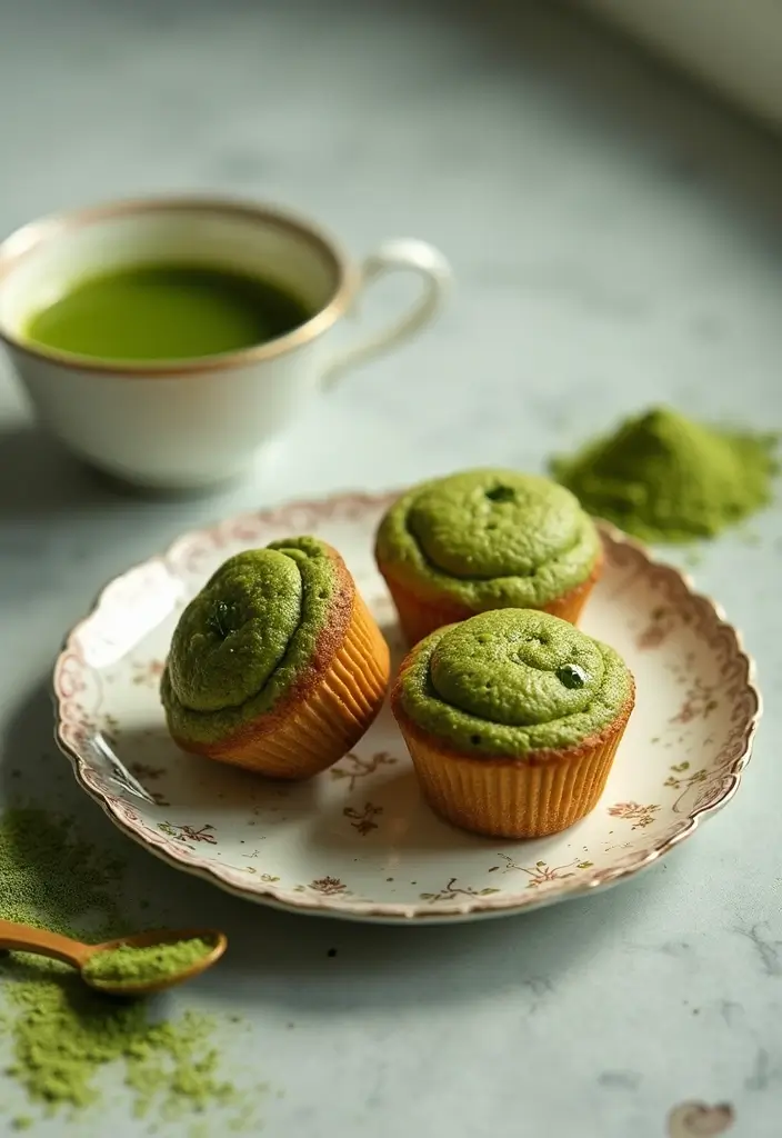 25 Easy 4-Ingredient Muffin Recipes Anyone Can Bake 140 25 Easy 4-Ingredient Muffin Recipes Anyone Can Bake - 22. Matcha Muffins