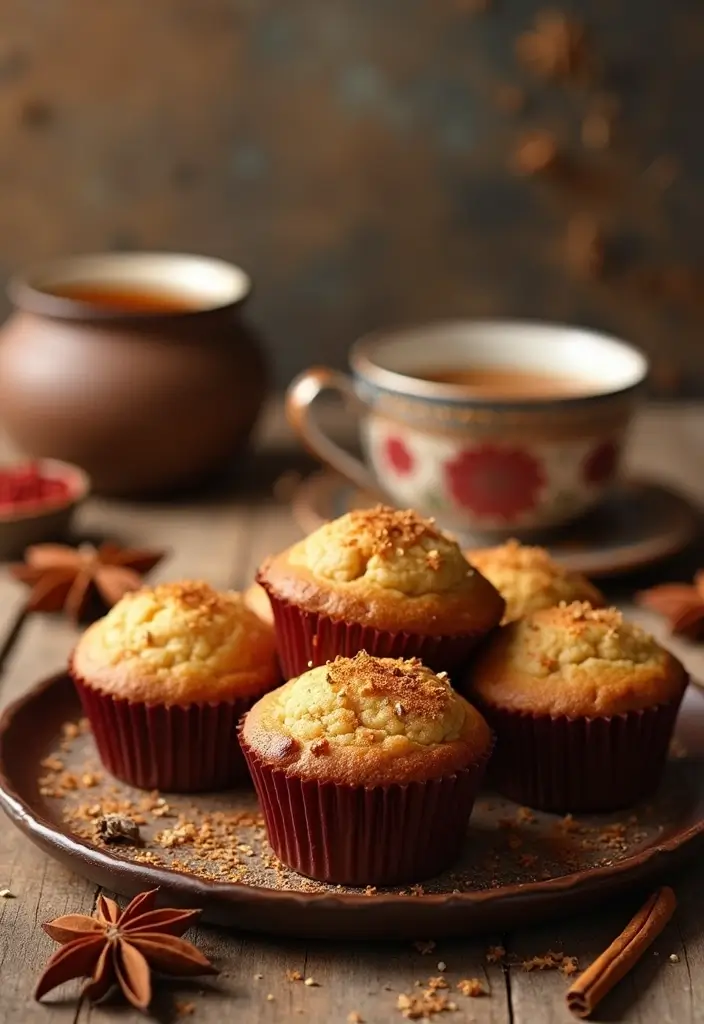 25 Easy 4-Ingredient Muffin Recipes Anyone Can Bake 147 25 Easy 4-Ingredient Muffin Recipes Anyone Can Bake - 23. Spiced Chai Muffins