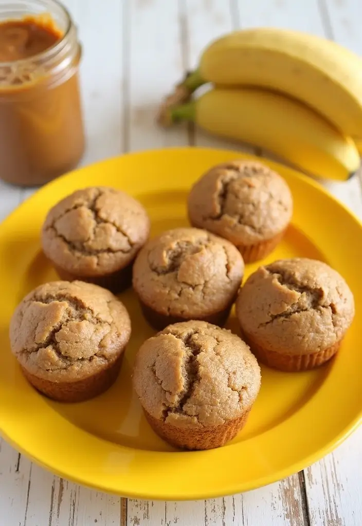 25 Easy 4-Ingredient Muffin Recipes Anyone Can Bake 20 25 Easy 4-Ingredient Muffin Recipes Anyone Can Bake - 4. Peanut Butter Banana Muffins