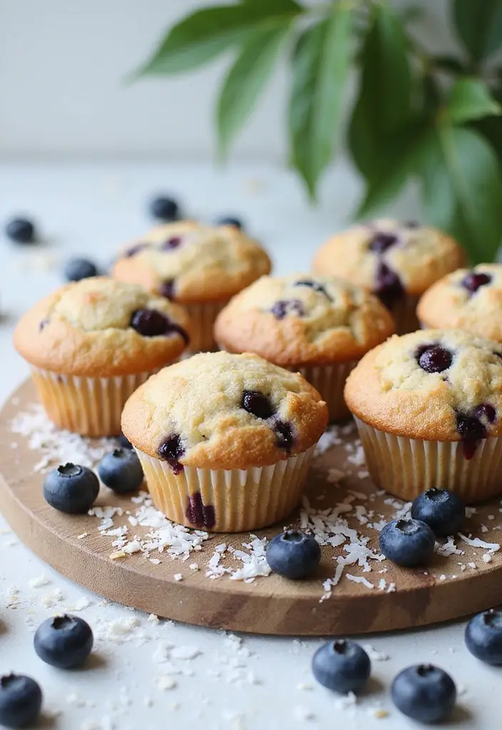 25 Easy Blueberry Muffin Recipes That Always Turn Out Perfect 78 25 Easy Blueberry Muffin Recipes That Always Turn Out Perfect - 14. Blueberry Coconut Muffins