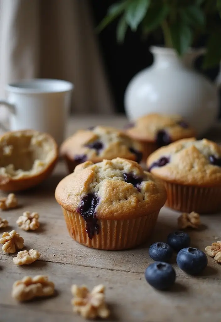 25 Easy Blueberry Muffin Recipes That Always Turn Out Perfect 126 25 Easy Blueberry Muffin Recipes That Always Turn Out Perfect - 22. Blueberry Walnut Muffins