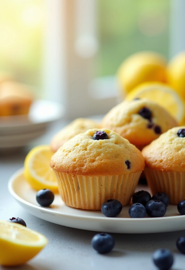 25 Easy Blueberry Muffin Recipes That Always Turn Out Perfect 13 25 Easy Blueberry Muffin Recipes That Always Turn Out Perfect - 3. Lemon Blueberry Muffins