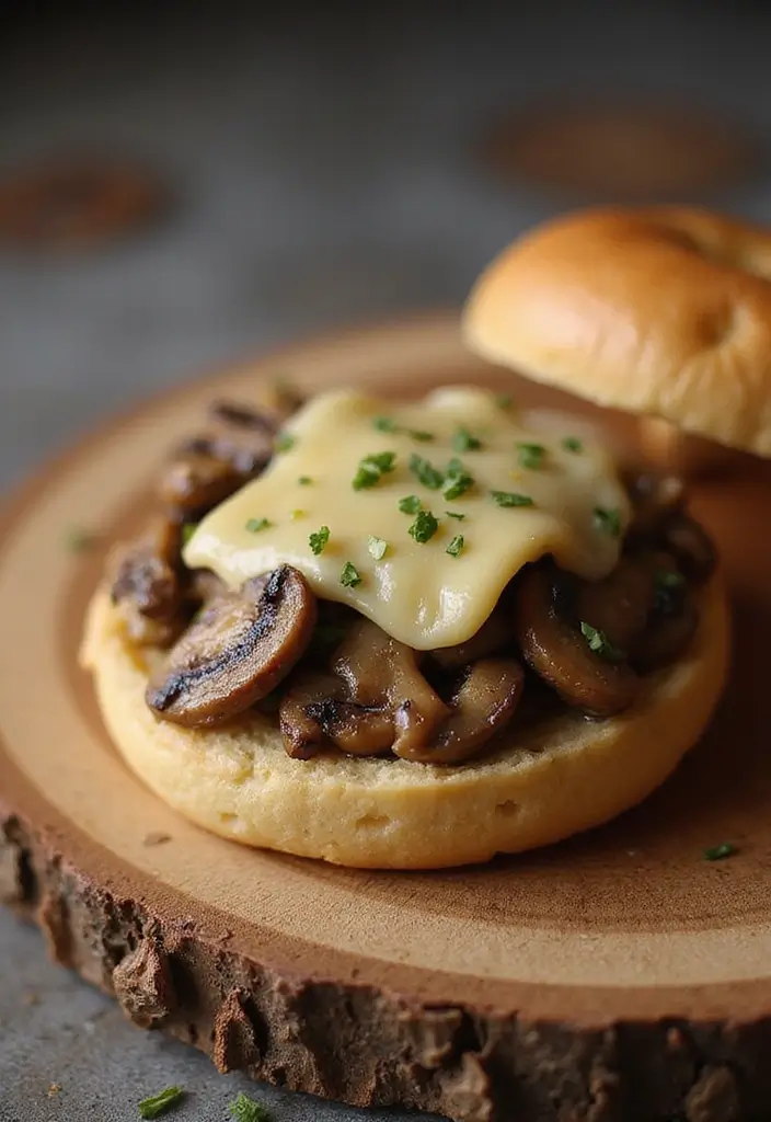 25 English Muffin Breakfast Recipes That Start the Day Right 132 25 English Muffin Breakfast Recipes That Start the Day Right - 20. Savory Mushroom and Cheese Muffin