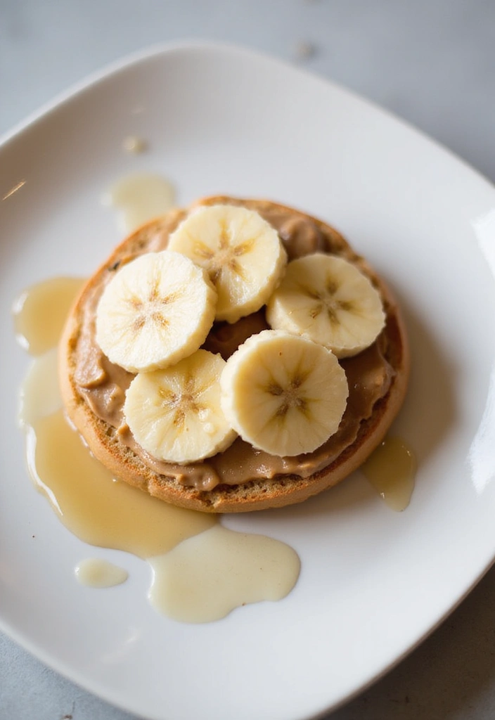25 English Muffin Breakfast Recipes That Start the Day Right 15 25 English Muffin Breakfast Recipes That Start the Day Right - 3. Peanut Butter Banana Delight