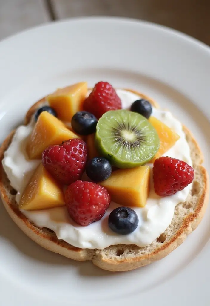 25 English Muffin Breakfast Recipes That Start the Day Right 57 25 English Muffin Breakfast Recipes That Start the Day Right - 9. Greek Yogurt Breakfast Muffin