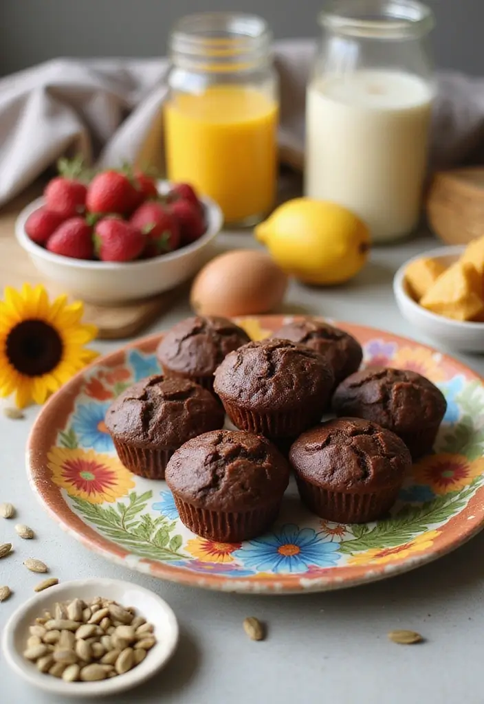 25 Healthy Chocolate Muffin Recipes for Guilt-Free Indulgence - 10. Nut-Free Chocolate Muffins
