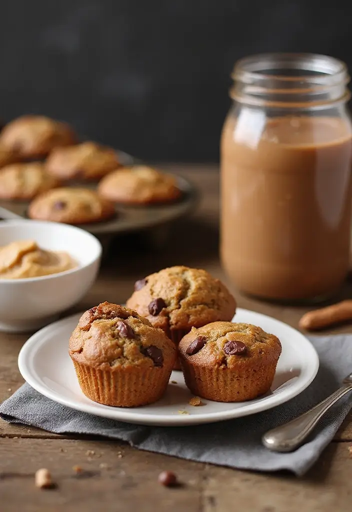 25 Healthy Chocolate Muffin Recipes for Guilt-Free Indulgence - 16. Peanut Butter Chocolate Muffins