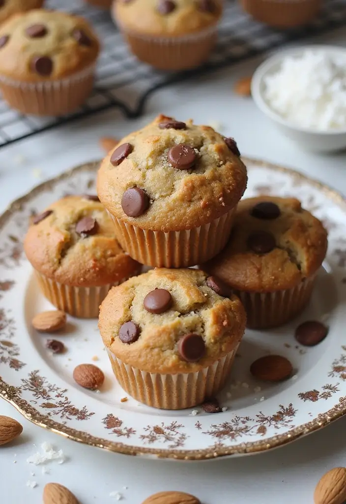 25 Healthy Chocolate Muffin Recipes for Guilt-Free Indulgence - 20. Almond Joy Muffins