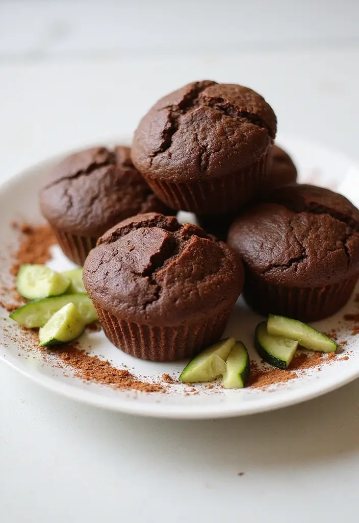 25 Healthy Chocolate Muffin Recipes for Guilt-Free Indulgence - 4. Zucchini Chocolate Muffins