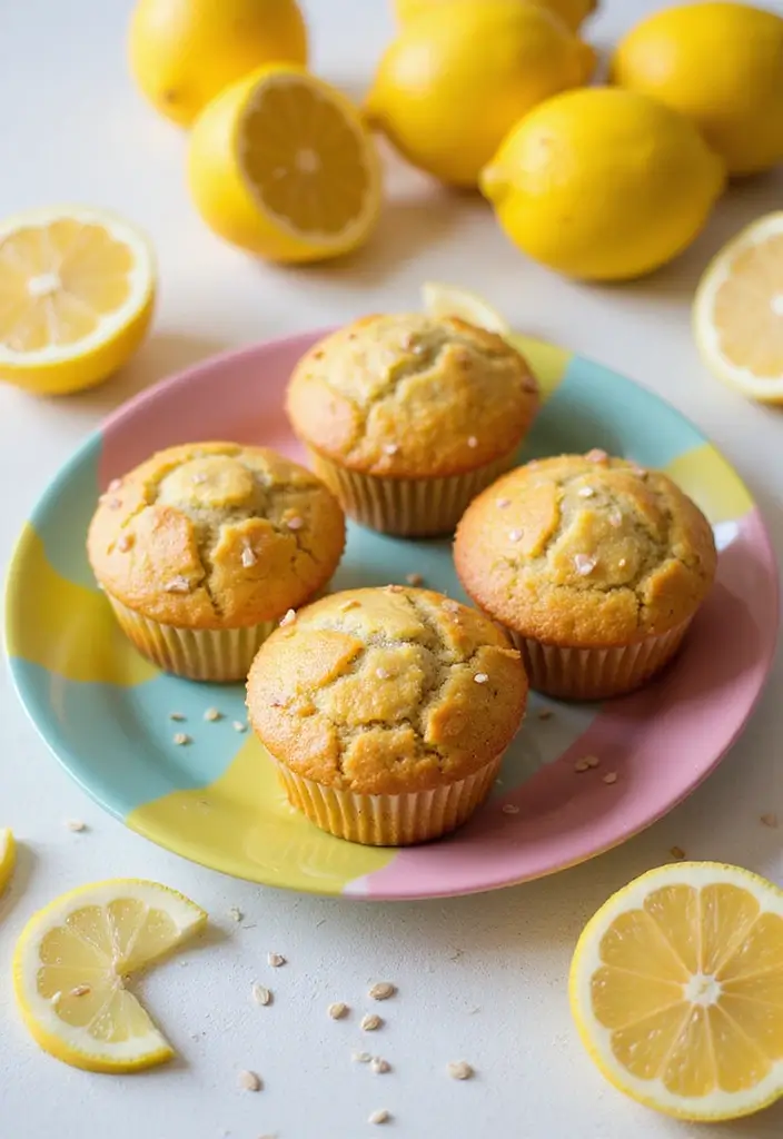 25 Healthy Fall Muffin Recipes That Warm the Season 98 25 Healthy Fall Muffin Recipes That Warm the Season - 16. Lemon Poppy Seed Muffins