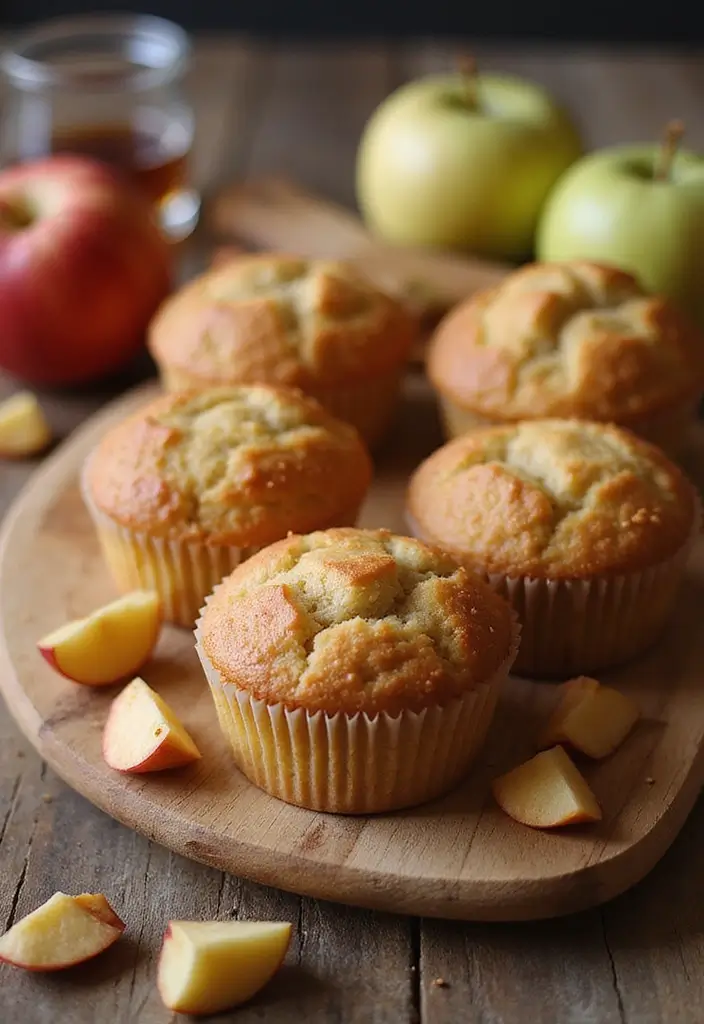 25 Healthy Fall Muffin Recipes That Warm the Season 110 25 Healthy Fall Muffin Recipes That Warm the Season - 18. Maple Apple Muffins