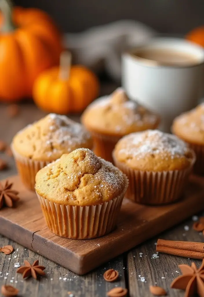 25 Healthy Fall Muffin Recipes That Warm the Season 131 25 Healthy Fall Muffin Recipes That Warm the Season - 21. Pumpkin Spice Latte Muffins