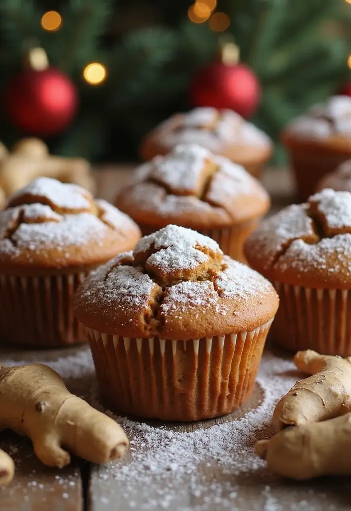 25 Healthy Fall Muffin Recipes That Warm the Season 143 25 Healthy Fall Muffin Recipes That Warm the Season - 23. Gingerbread Muffins