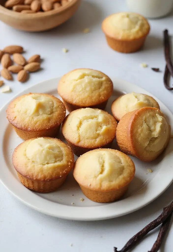 25 Healthy Fall Muffin Recipes That Warm the Season 146 25 Healthy Fall Muffin Recipes That Warm the Season - 24. Vanilla Almond Muffins