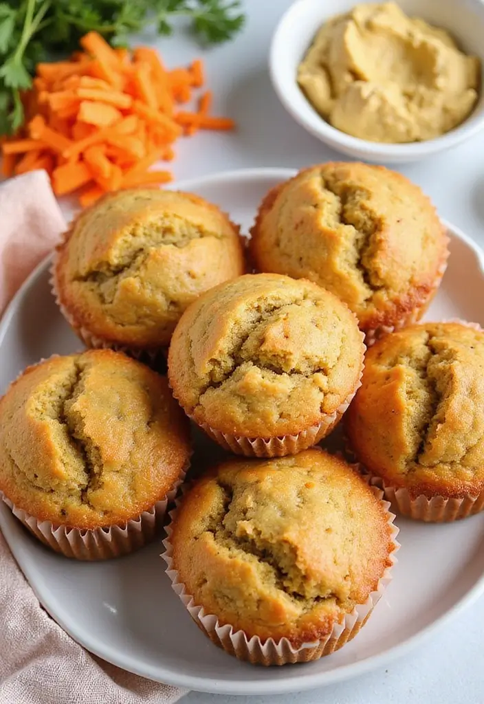 25 Healthy Fall Muffin Recipes That Warm the Season 15 25 Healthy Fall Muffin Recipes That Warm the Season - 3. Carrot Ginger Muffins
