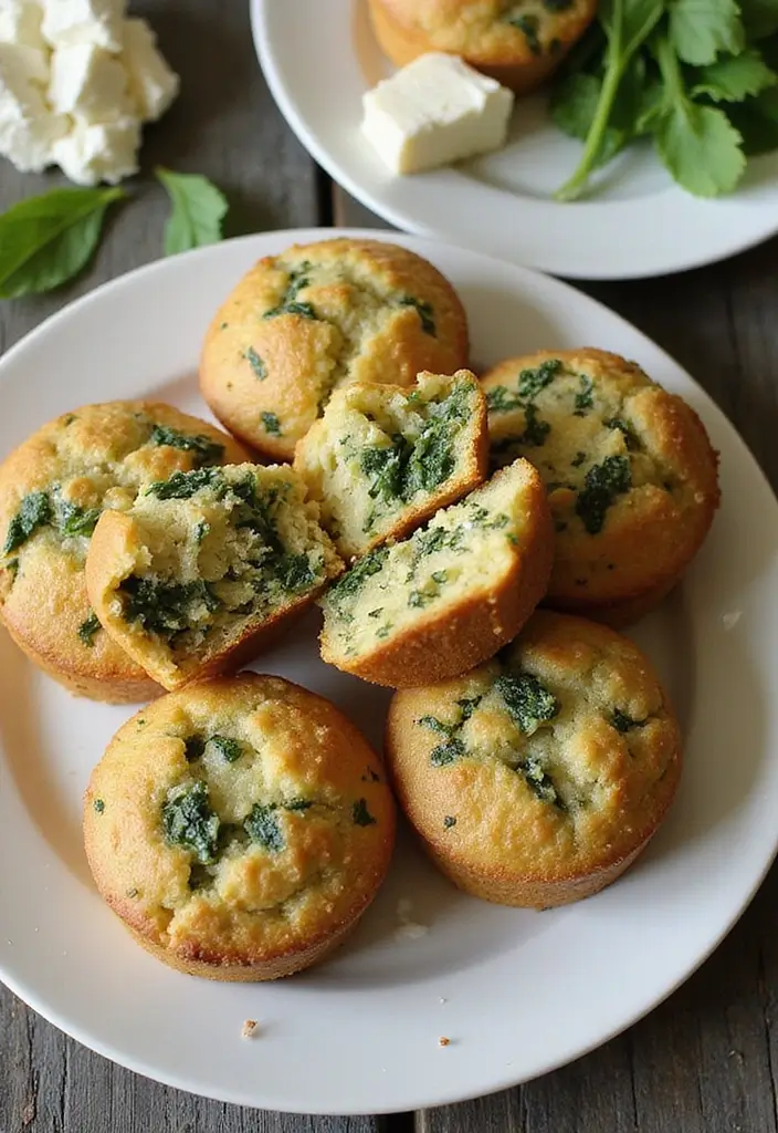 25 Healthy Gluten Free Muffin Recipes You’ll Actually Love 80 25 Healthy Gluten Free Muffin Recipes You’ll Actually Love - 14. Savory Spinach Feta Muffins