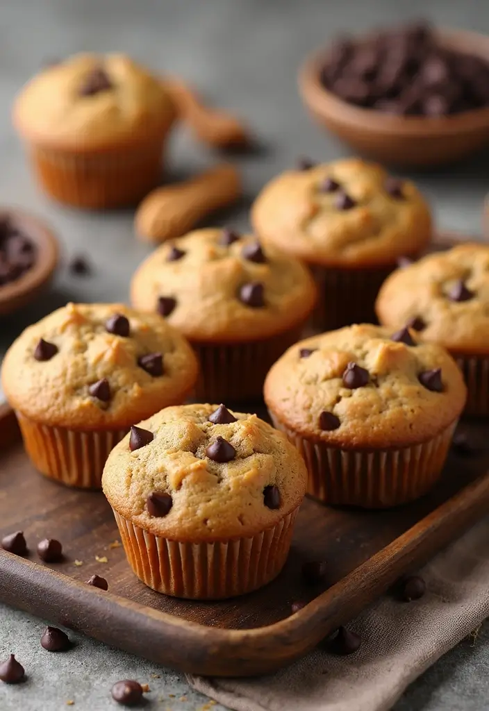 25 Healthy Gluten Free Muffin Recipes You’ll Actually Love 85 25 Healthy Gluten Free Muffin Recipes You’ll Actually Love - 15. Peanut Butter Chocolate Chip Muffins