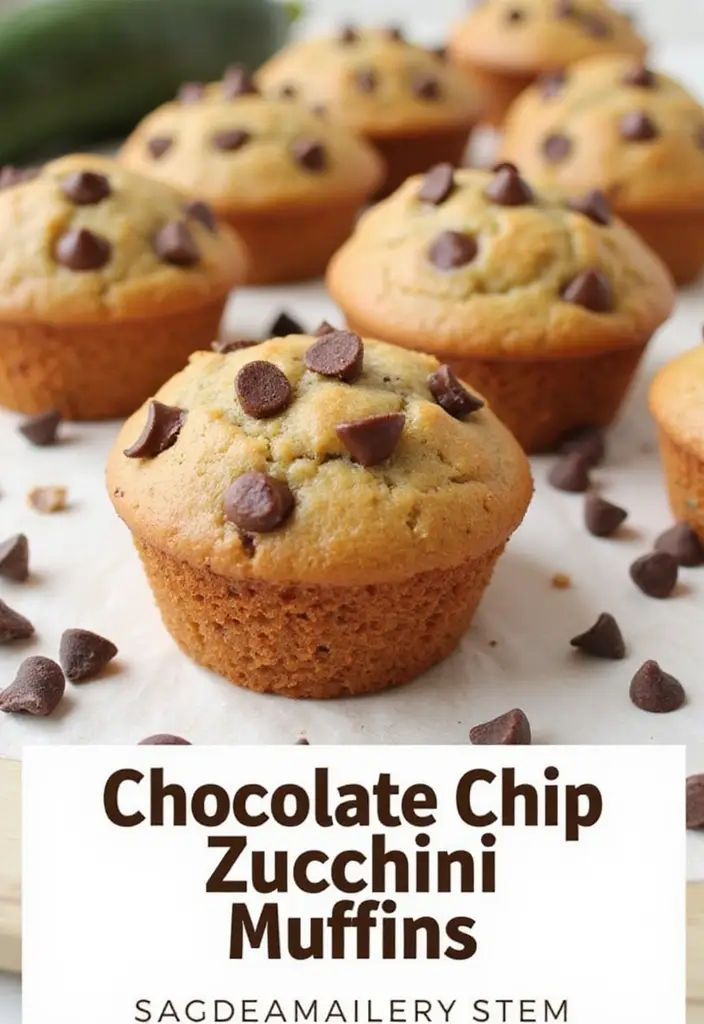 25 Healthy Gluten Free Muffin Recipes You’ll Actually Love 106 25 Healthy Gluten Free Muffin Recipes You’ll Actually Love - 18. Chocolate Chip Zucchini Muffins