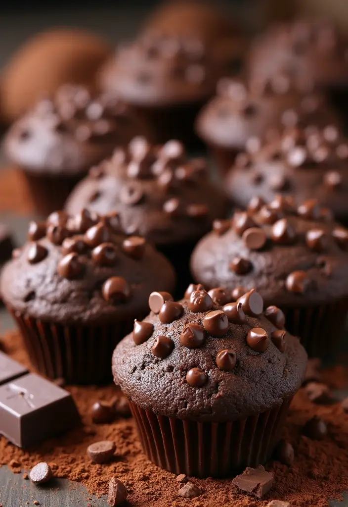 25 Healthy Gluten Free Muffin Recipes You’ll Actually Love 127 25 Healthy Gluten Free Muffin Recipes You’ll Actually Love - 21. Double Chocolate Muffins