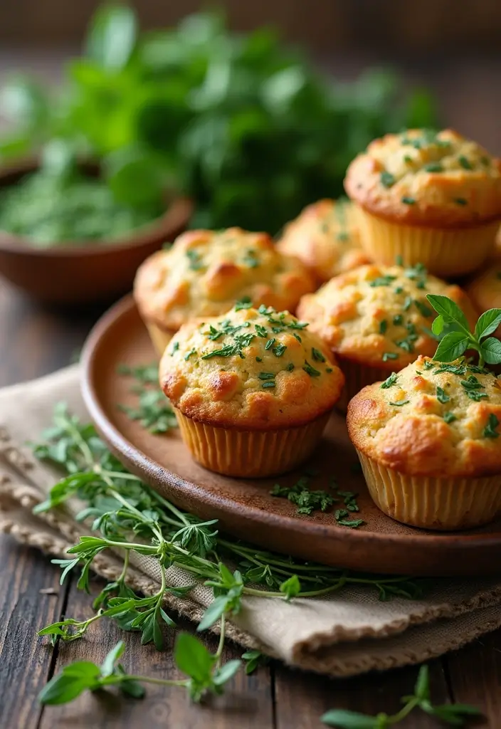25 Healthy Gluten Free Muffin Recipes You’ll Actually Love 151 25 Healthy Gluten Free Muffin Recipes You’ll Actually Love - 25. Savory Herb Muffins